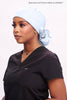 Satin lined bun scrub hat