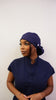 "Carry your Cross" satin lined bun scrub cap (plain)