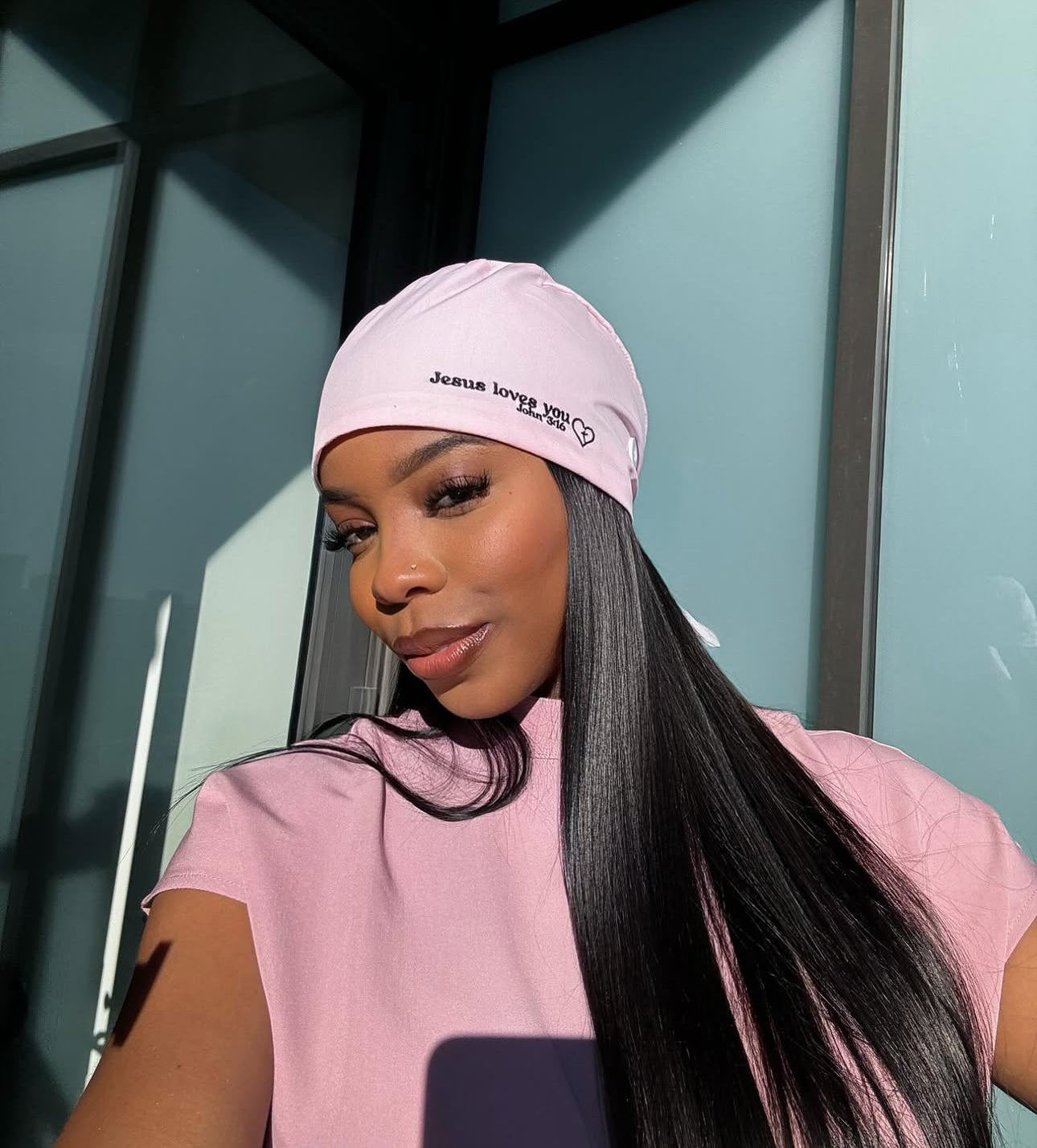 Classic Satin lined scrub cap